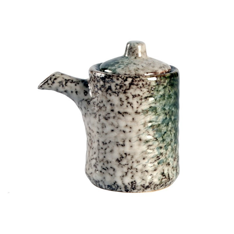 Sauce Soja Assaisonnement Pot d'Huile en Céramique Japonaise Ancienne Simple