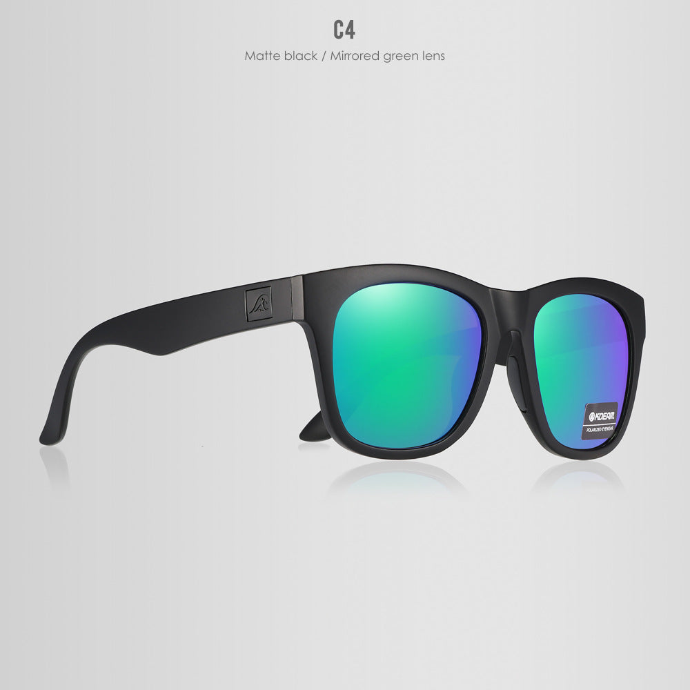 Lunettes de soleil polarisées épaissies, protection UV, pour l'extérieur