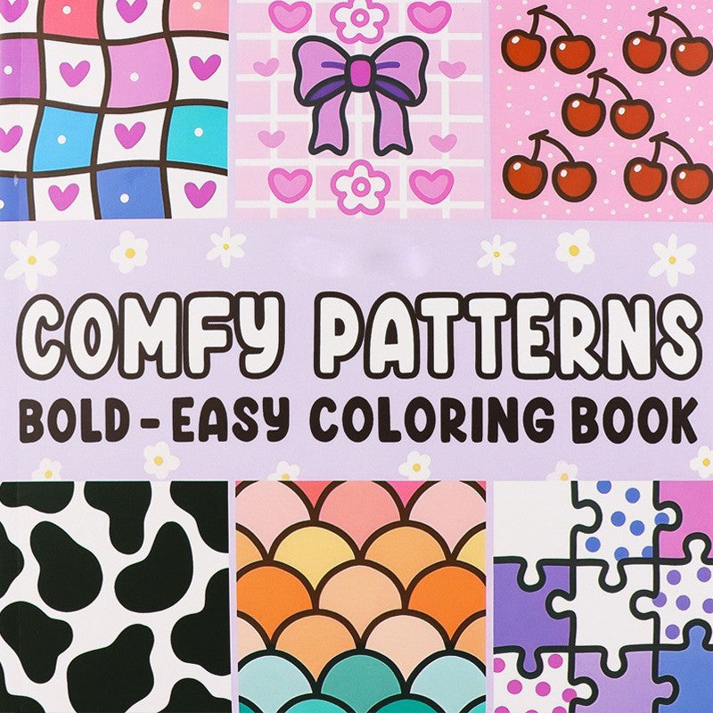 Coloring Book For Adults And Teens Cute Animal Characters Book Easy-to-start Coloring Book