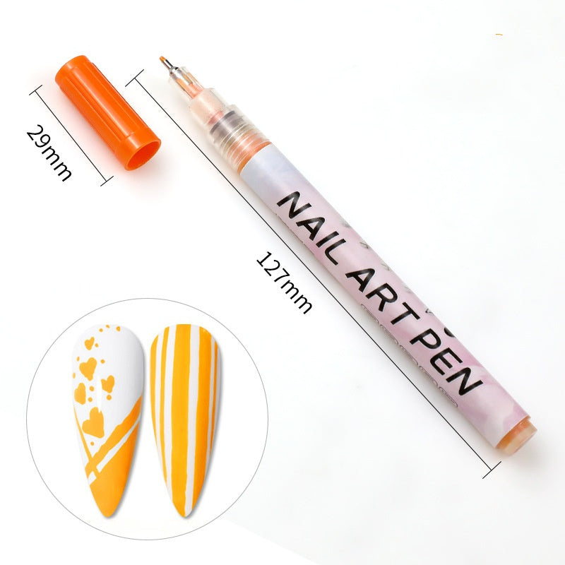 Stylo Peinture Pigment Acrylique pour Ongles Câble de Modélisation DIY