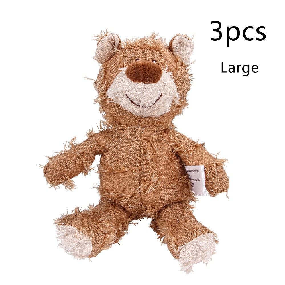 Molar Sound Plush Tooth Cleaning Dog Toy