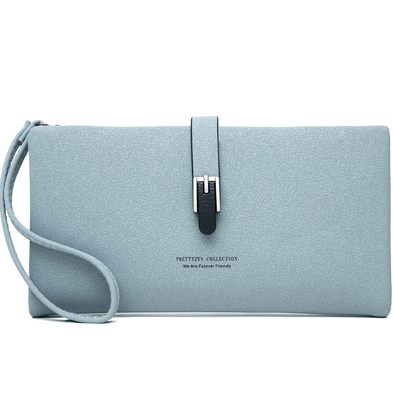 Portefeuille long pour femme, pochette simple