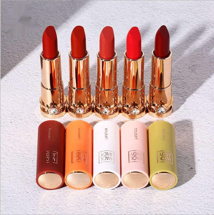 Macaron Diamond Velvet Charm 5 Pieces Lipstick Kit