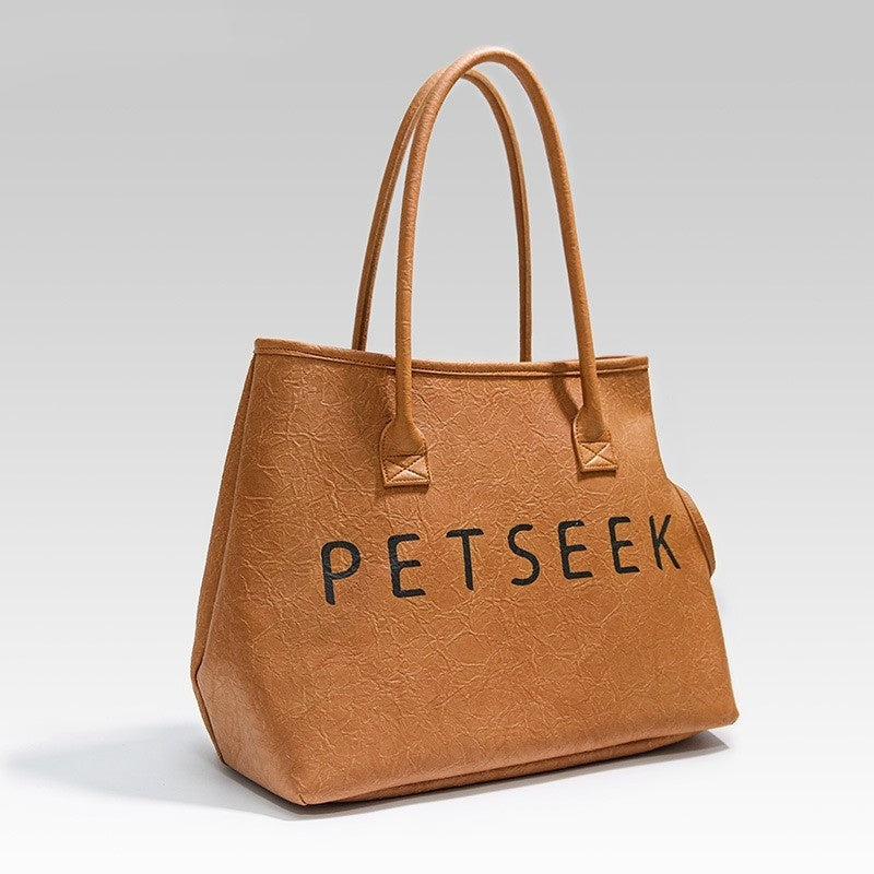 Sac à bandoulière portable pour chat et chien pour les sorties