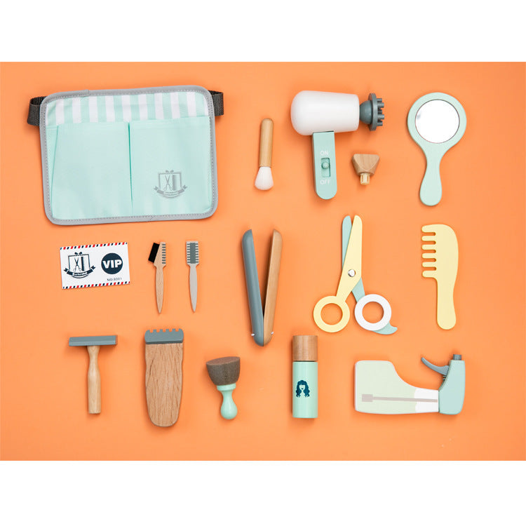 Jouets en bois pour bébé Outils de maquillage