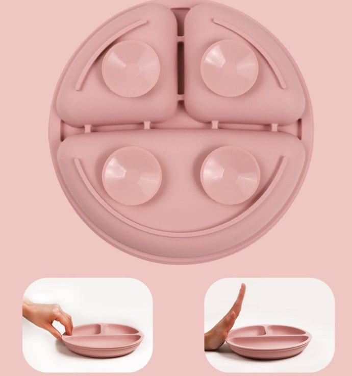 Ensemble de 8 pièces d'alimentation pour bébé en silicone avec ventouse et bol à aliments solides