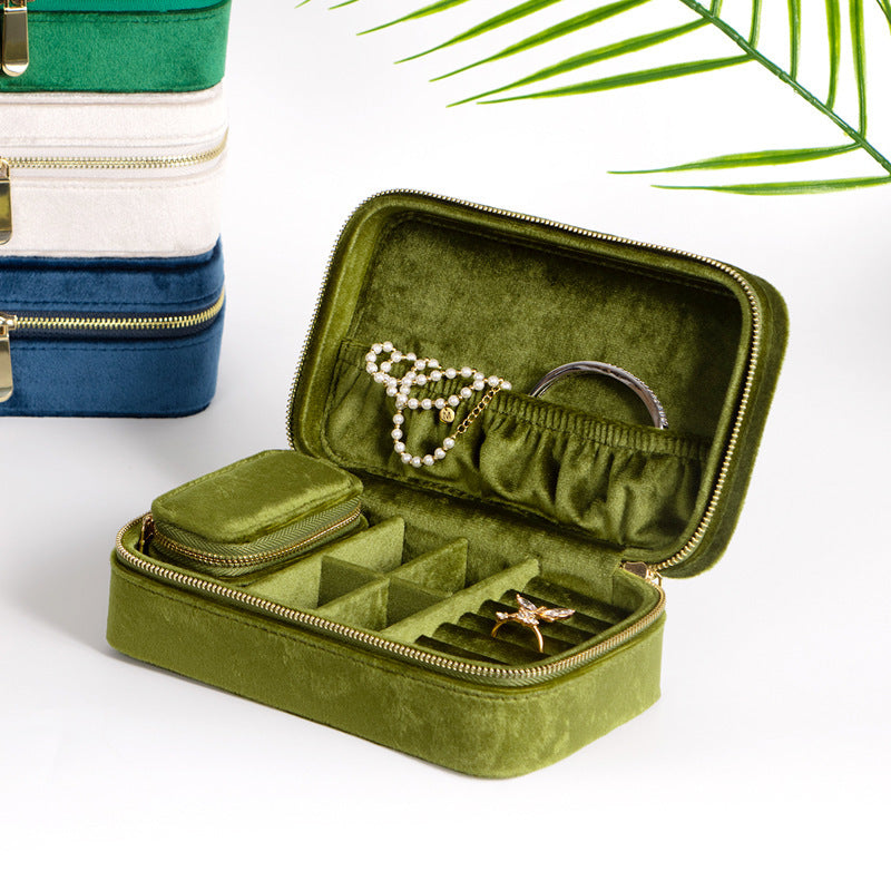 Boîte de rangement portable pour bijoux pour femmes
