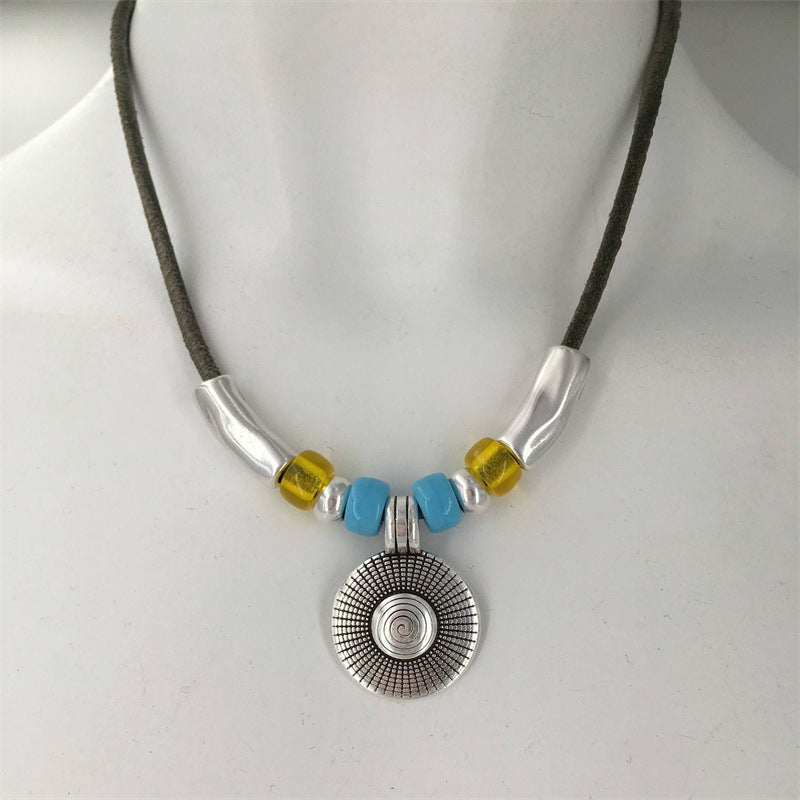 Alloy Round Brand New Tophus Necklace
