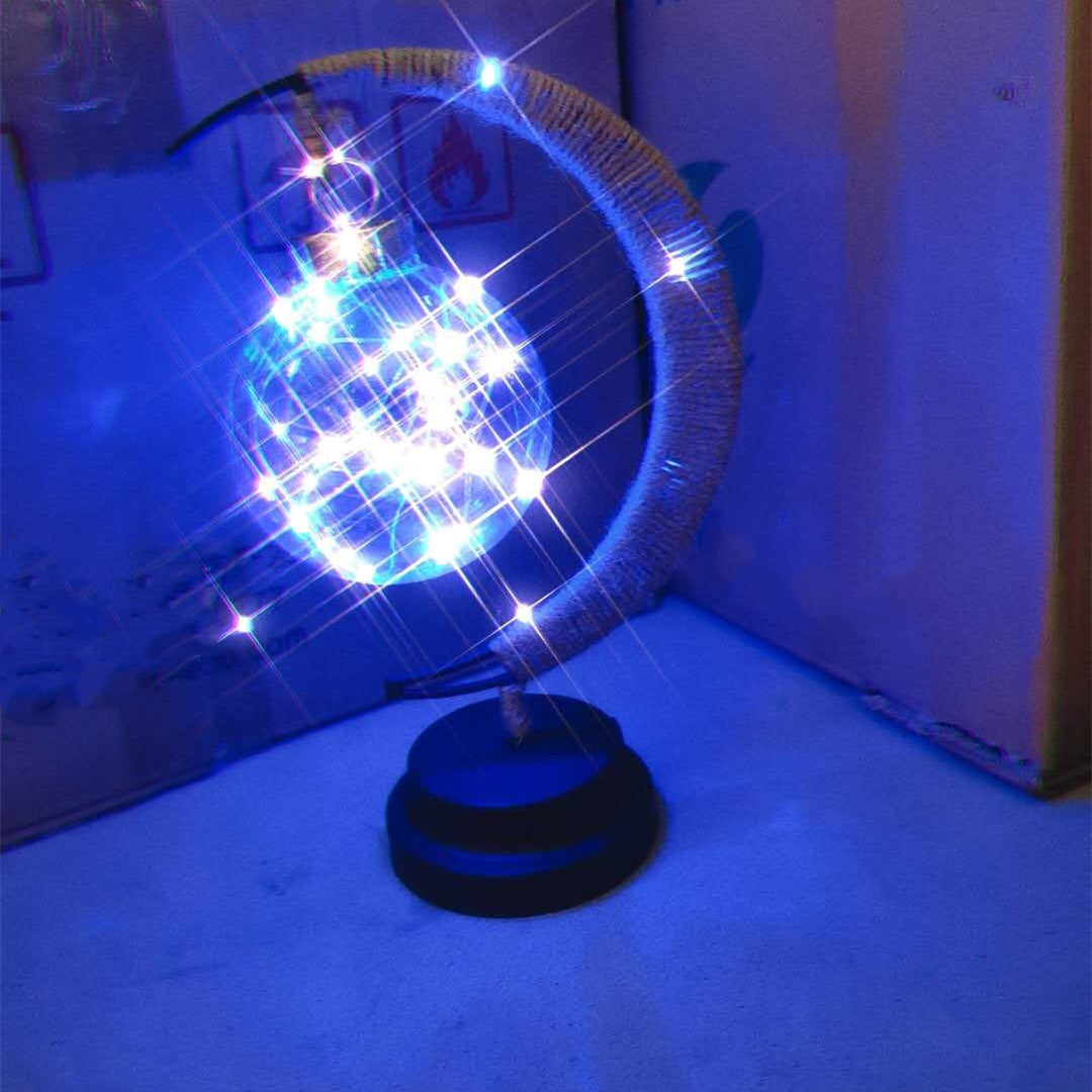 LED lune boule en forme de lampe fille cœur souhaitant boule