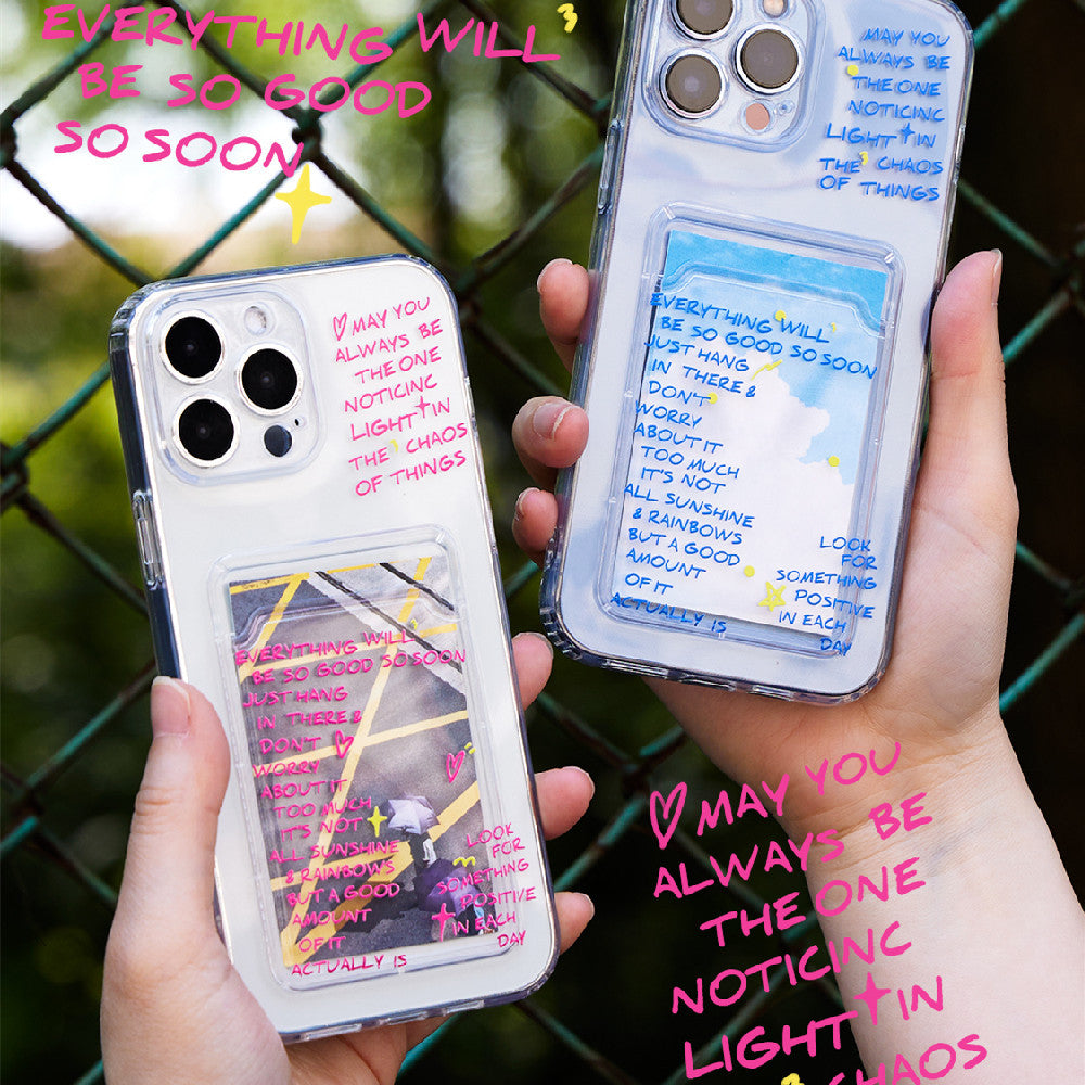 Étui de téléphone à pince avec graffiti pour couple