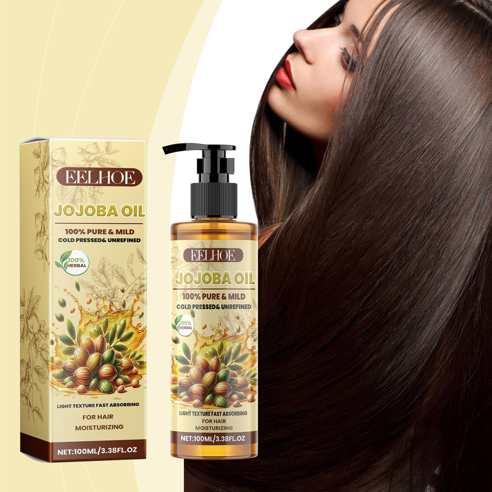 Crème Coiffante Jojoba Douce et Nourrissante
