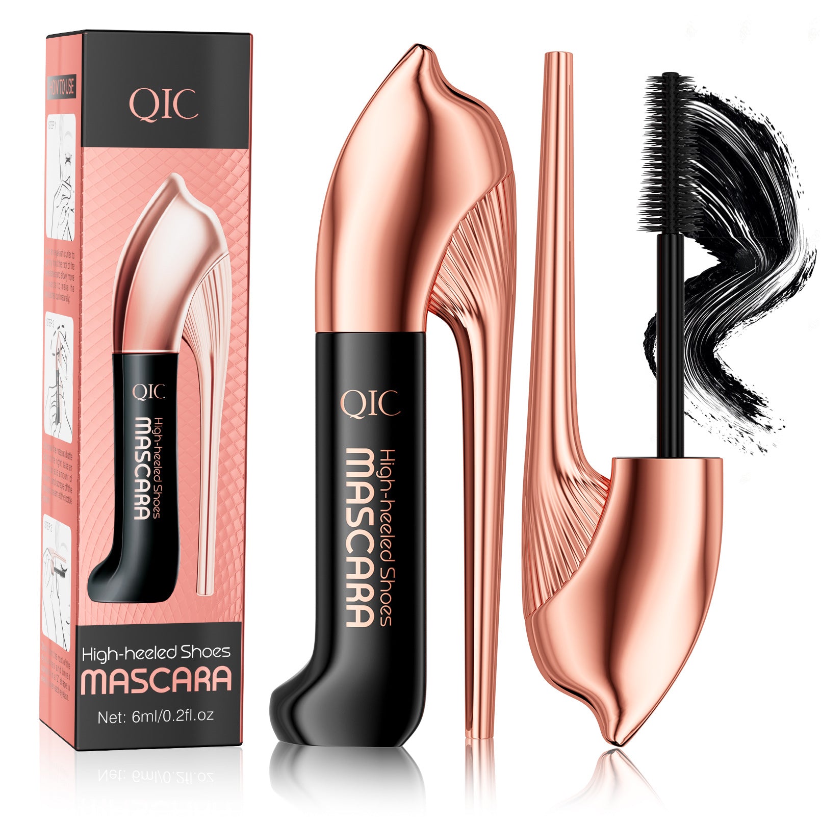 Mascara Maquillage Talons Hauts Imperméable Ne Coule Pas