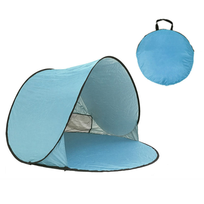 Beach Seaside Holiday Tent Simple Small Tent Park Battle Extension Peng Tent Folding Speed Portable Outdoor Ultra-light