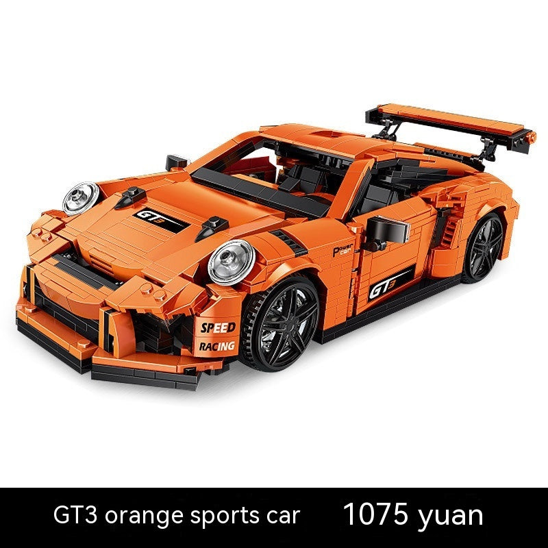Technology Machinery GT3 Racing Car Sports Car Model Children Assembling Building Blocks Toy