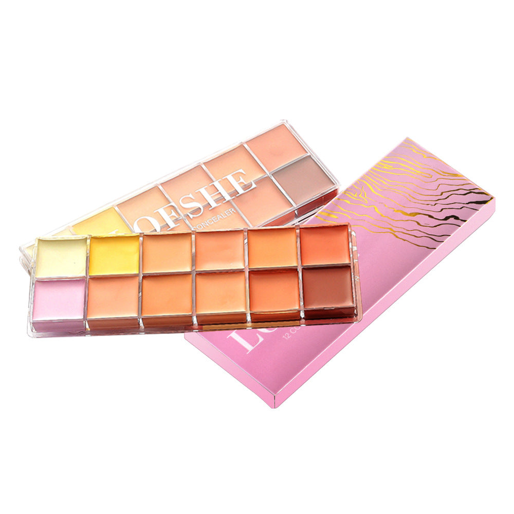 12 Shades Of Concealer Long-Lasting Nude Makeup