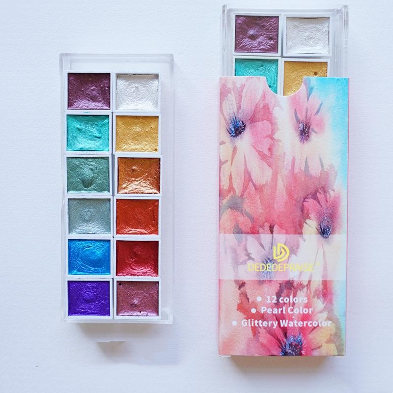 Solid Pearlescent Watercolor