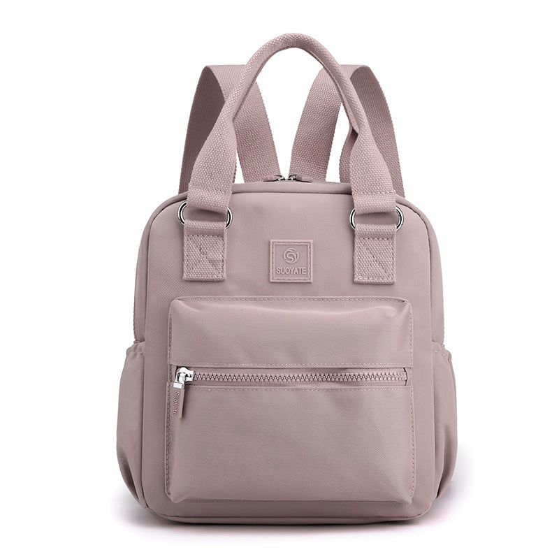 Sac à dos couleur unie femme nouvelle mode