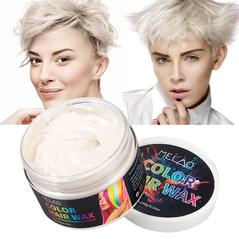 Color Pomade Long-lasting Shaping Disposable Dyeing Hair Clay