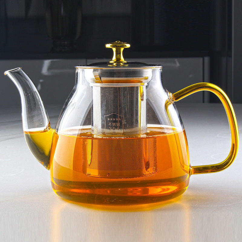Household Heat-resistant Thick Glass Teapot Set