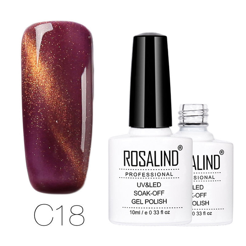 Vernis à ongles gel photothérapie effet œil de chat 30 couleurs