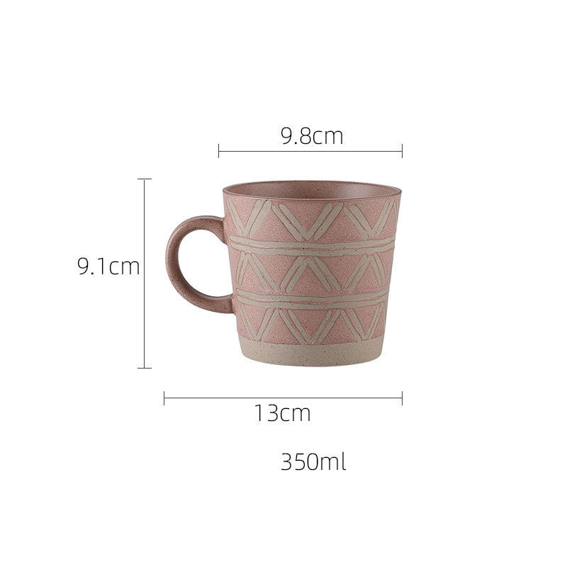 Tasse à café en grès pour couple