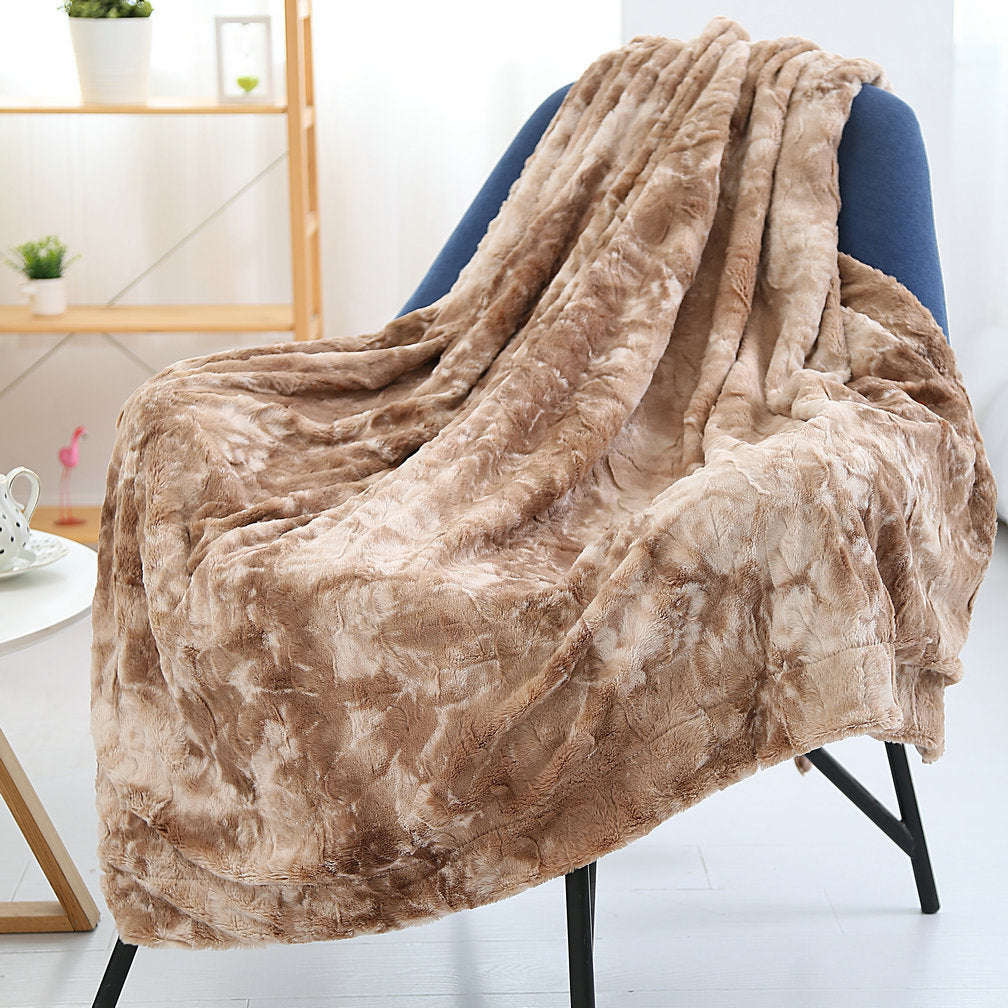 Couverture polaire flanelle en peluche