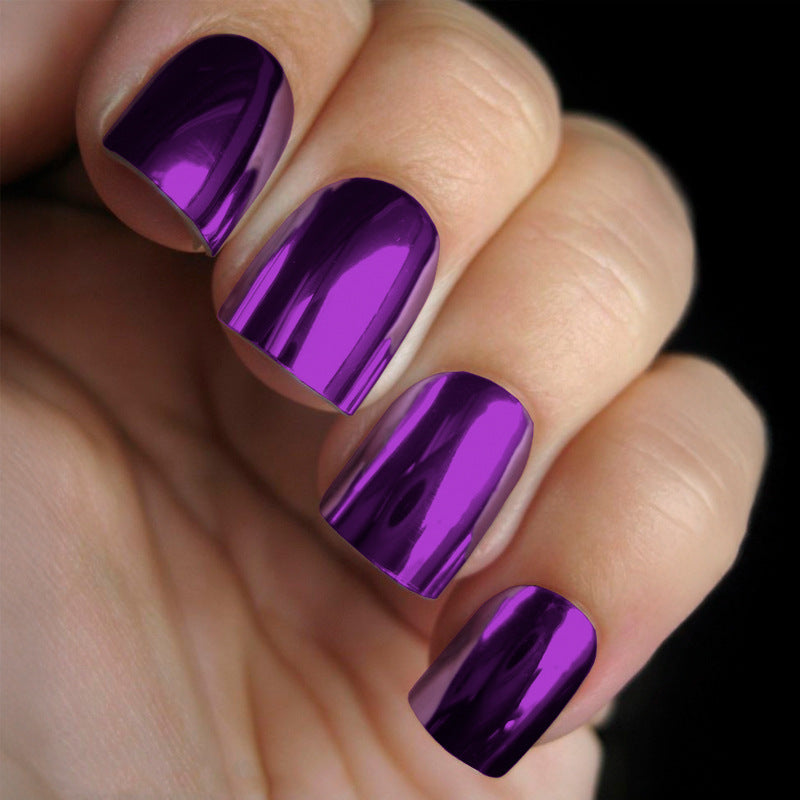 Nail Stickers Multi-color Mirror Metal Texture