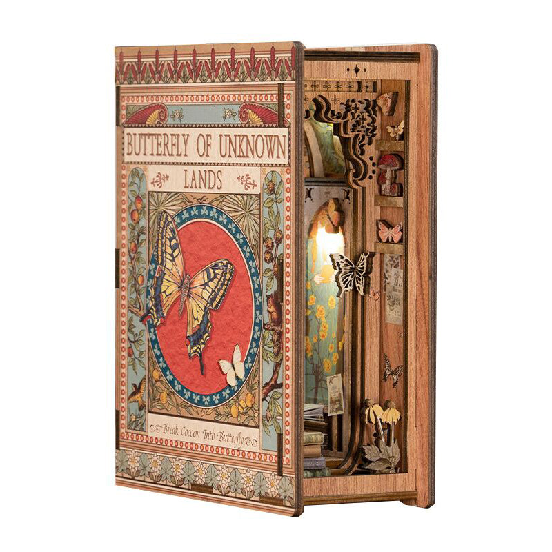 Handmade DIY Bookstand Assembled Miniature Model Ideas