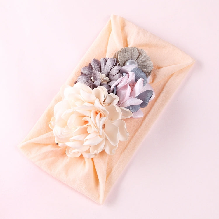 Headdress silk stitching flower princess hair band