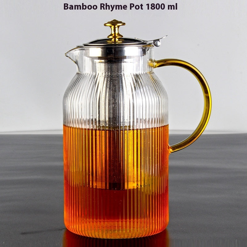 Household Heat-resistant Thick Glass Teapot Set