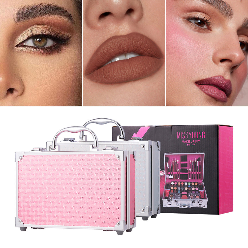 Natural Long Lasting Lipstick Eye Shadow Multifunctional Makeup Set