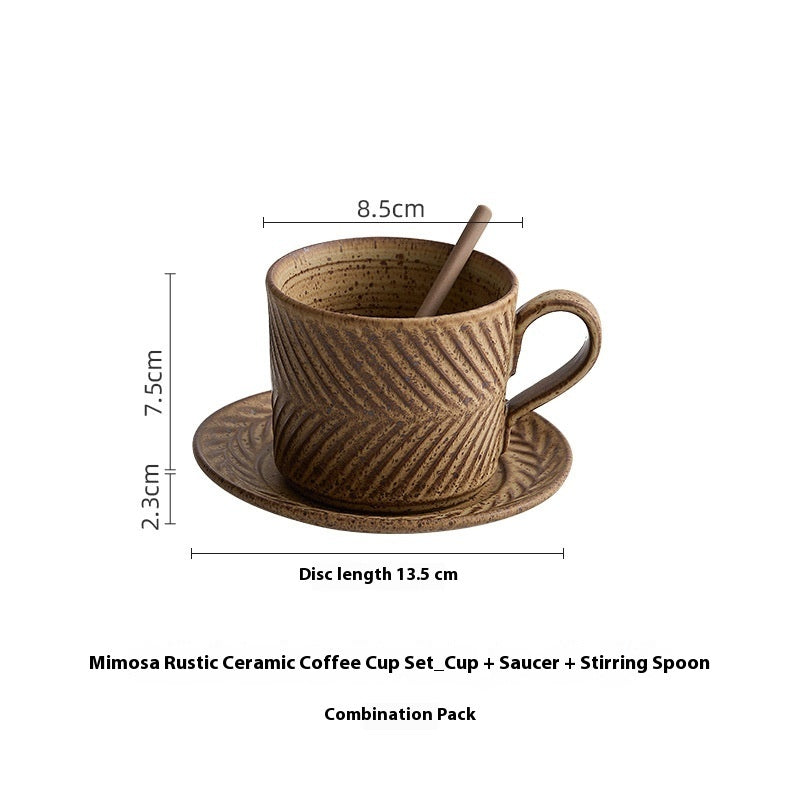 Retro Coffee Cup Ceramic Mid-Ancient Mug