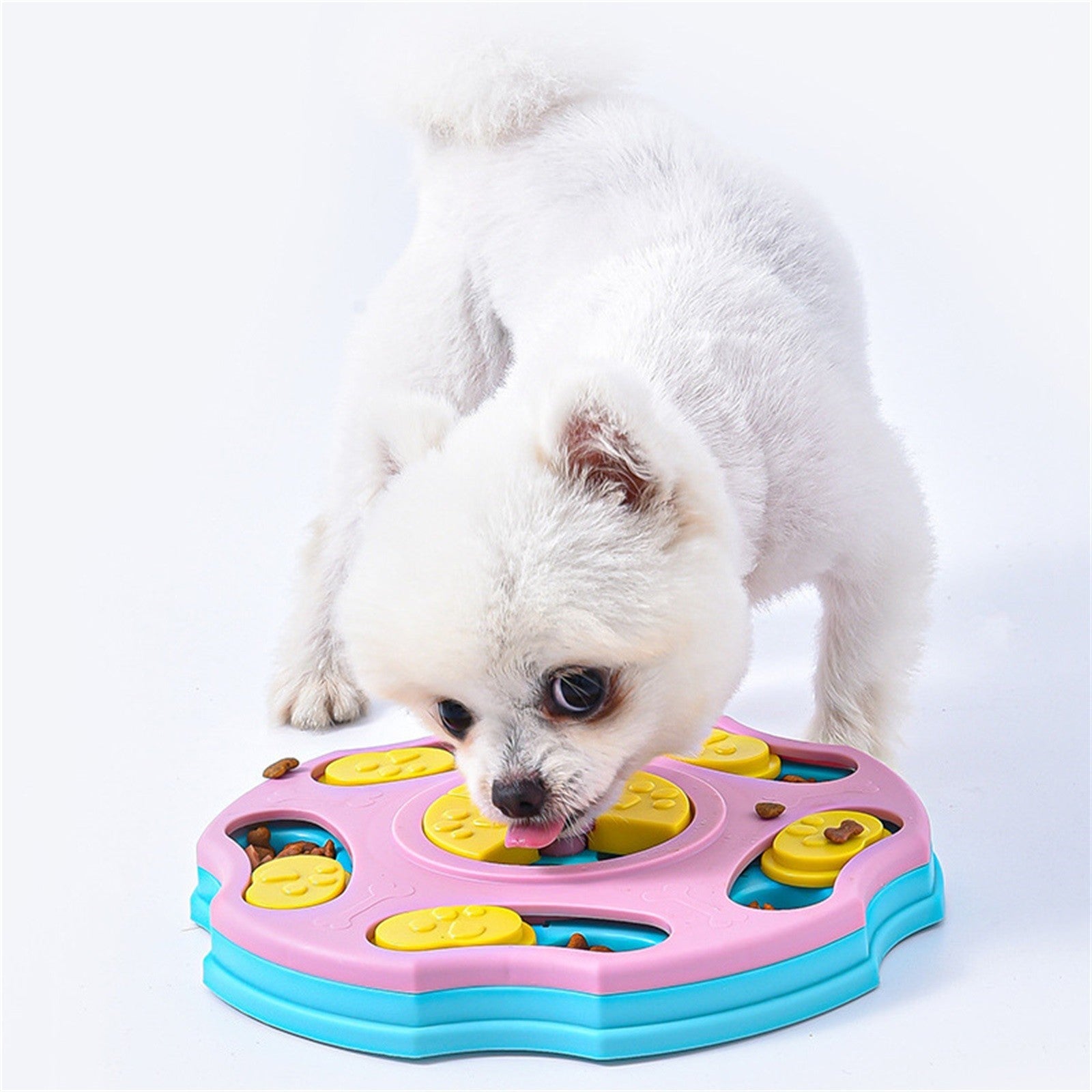 Toy Pet Dog Bowl Food Searching Multifunctional Food Box Interactive Games For Aggressive Chewer Gift