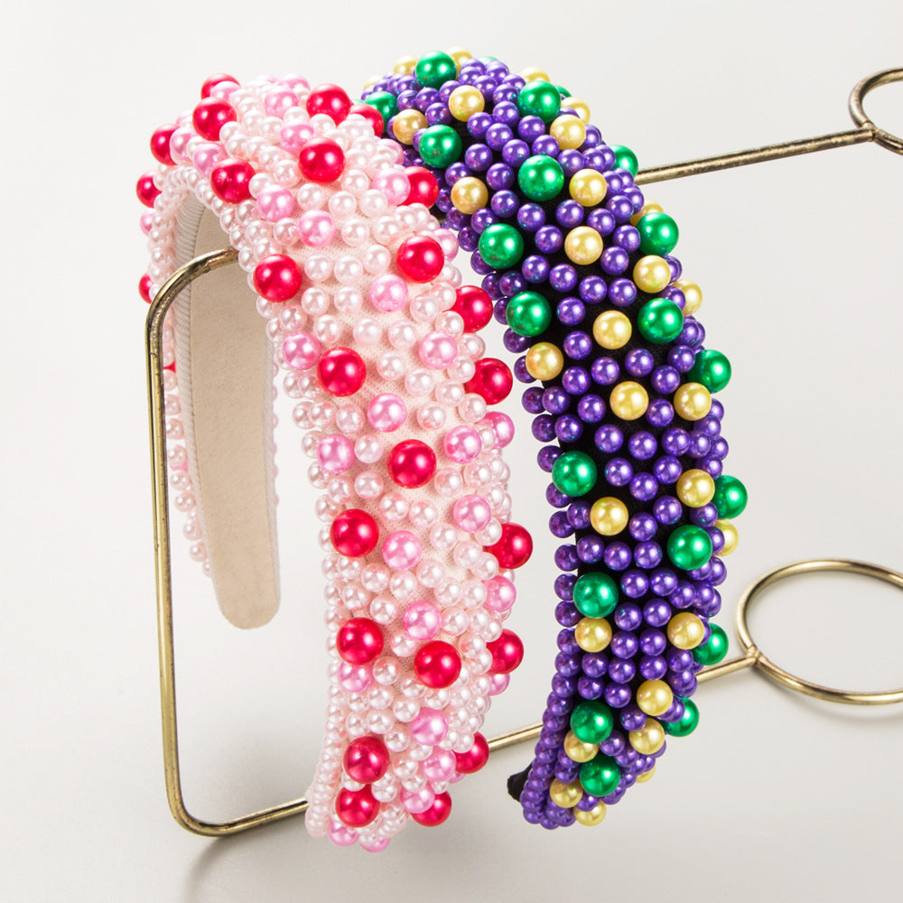 Baroque Sponge Pearl Hair Accessories
