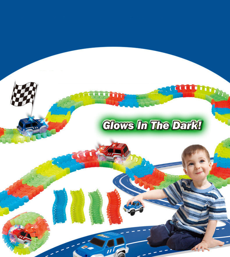 Jouets de construction pour piste électrique DIY pour enfants