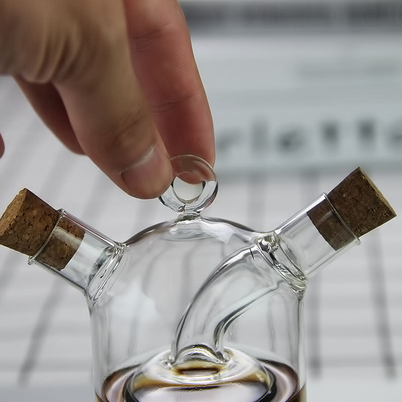 Séparateur huile-eau en verre résistant aux hautes températures pour cuisine