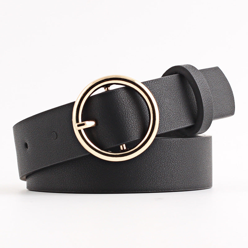 Ceinture pour femme à boucle ronde