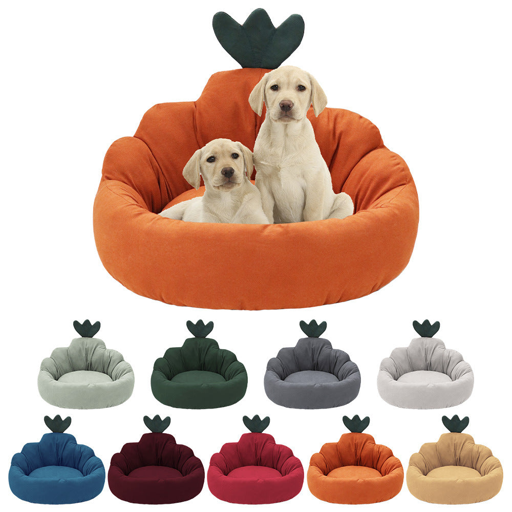 Carrot Kennel Universal In All Seasons Small And Medium-sized Dogs Dog Mats Teddy Pomeranian Corgi Dog Beds Winter Warm Cat Litters
