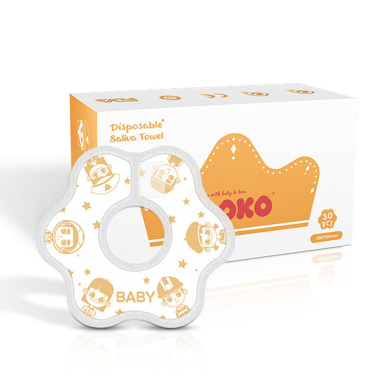 Disposable Baby Bib 360 Degree Rotatable
