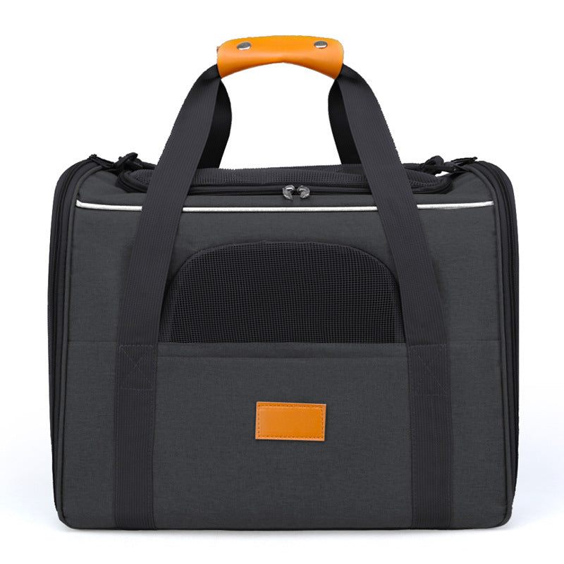 Sac à couches pliable pour petits chiens et chats Sac à bandoulière respirant pour l'extérieur