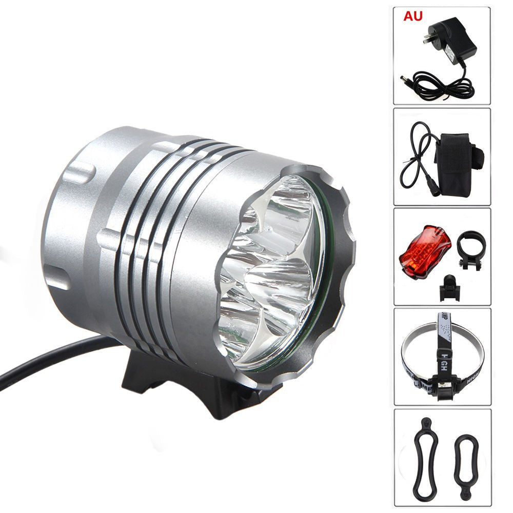 LED Mountain Bike Headlight 5T6 Bicycle Light