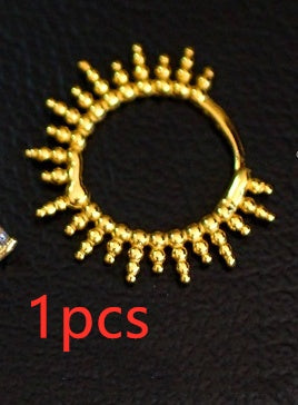 Boucles d'oreilles en métal de style européen et américain