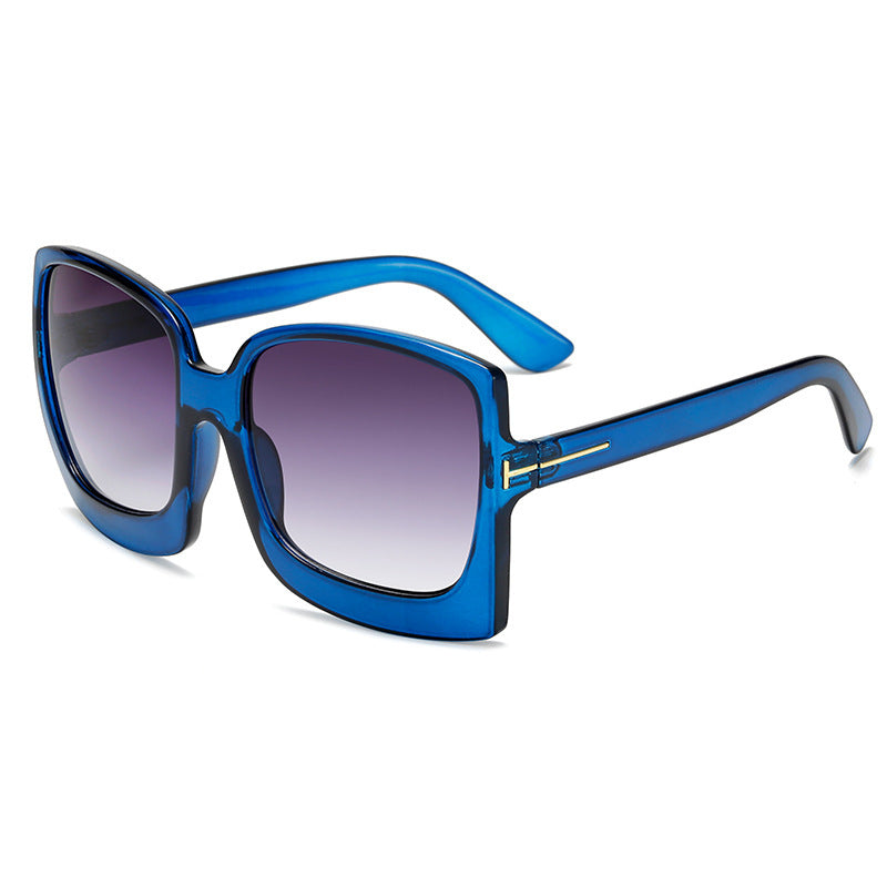 Lunettes de soleil léopard grande monture