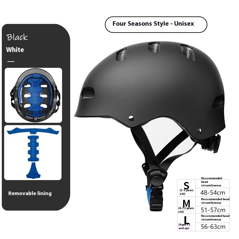 Children's Adult Hip Hop Roller Skating Skateboard Rafting Climbing Riding Helmet
