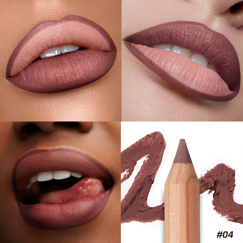Crayon à lèvres mat 8 couleurs, maquillage beauté.