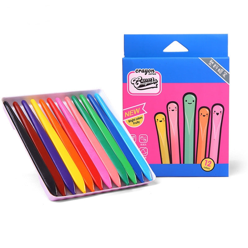 Crayons lavables triangulaires 36 couleurs