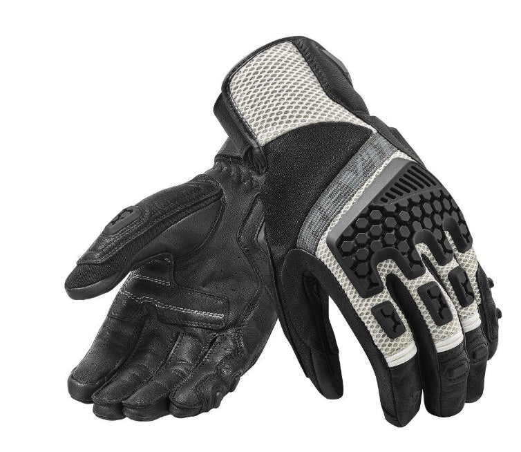 Gants de moto professionnels en peau de mouton noire Desert 3 Pro Edition Sn Pro respirants tout-terrain étoile BMW