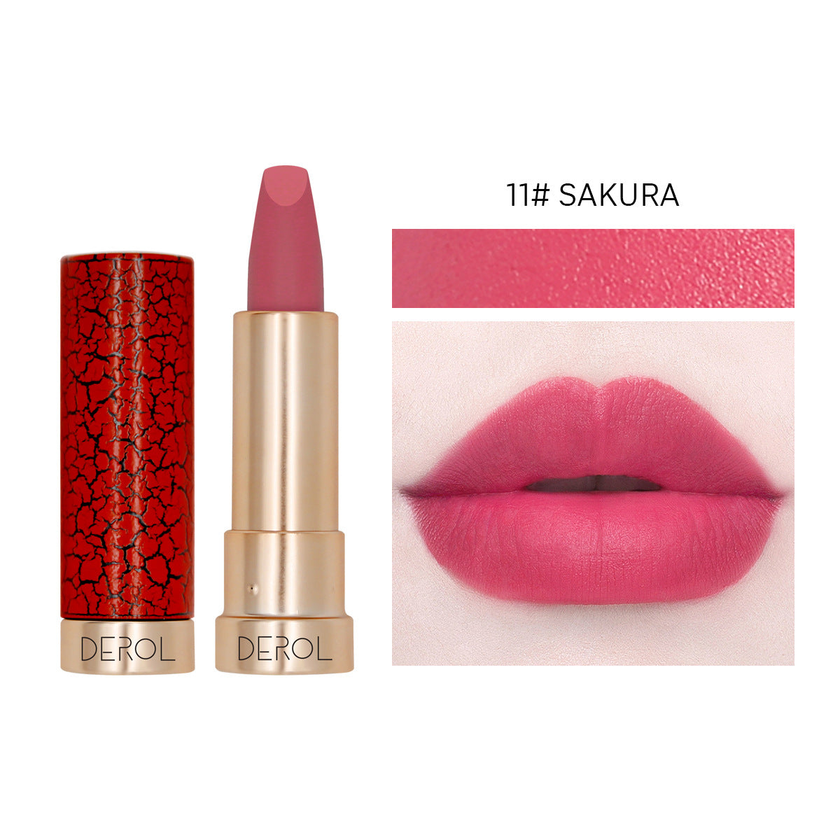 Rouge à Lèvres Mat Velouté Maquillage Imperméable et Hydratant