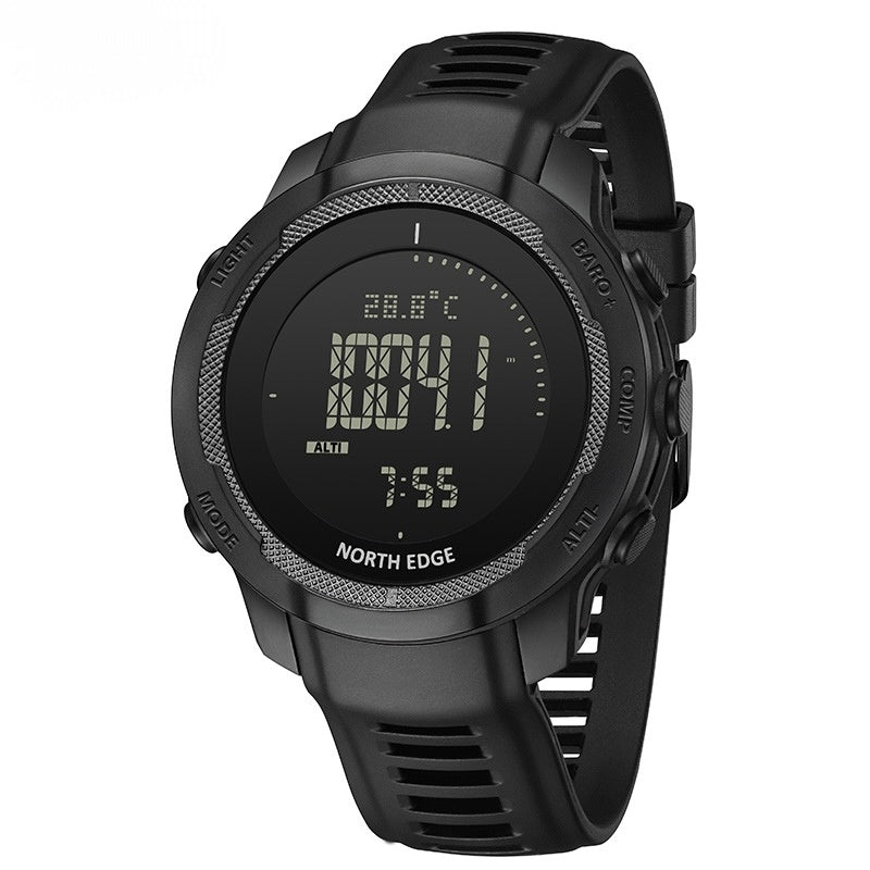 Montre de sport extérieure en fibre de carbone pour la randonnée et la natation