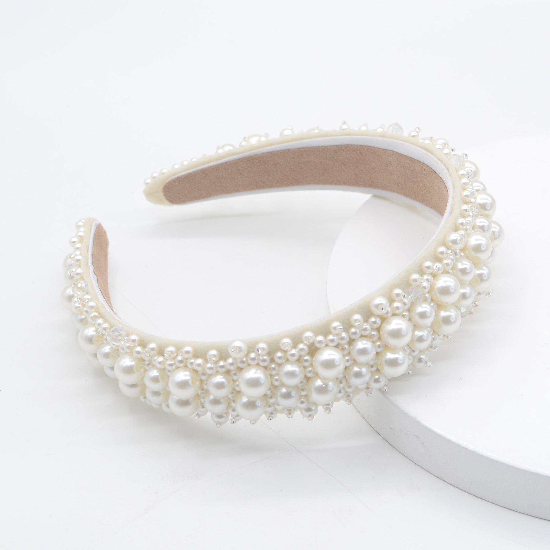 Baroque Rhinestone Pearl Headband